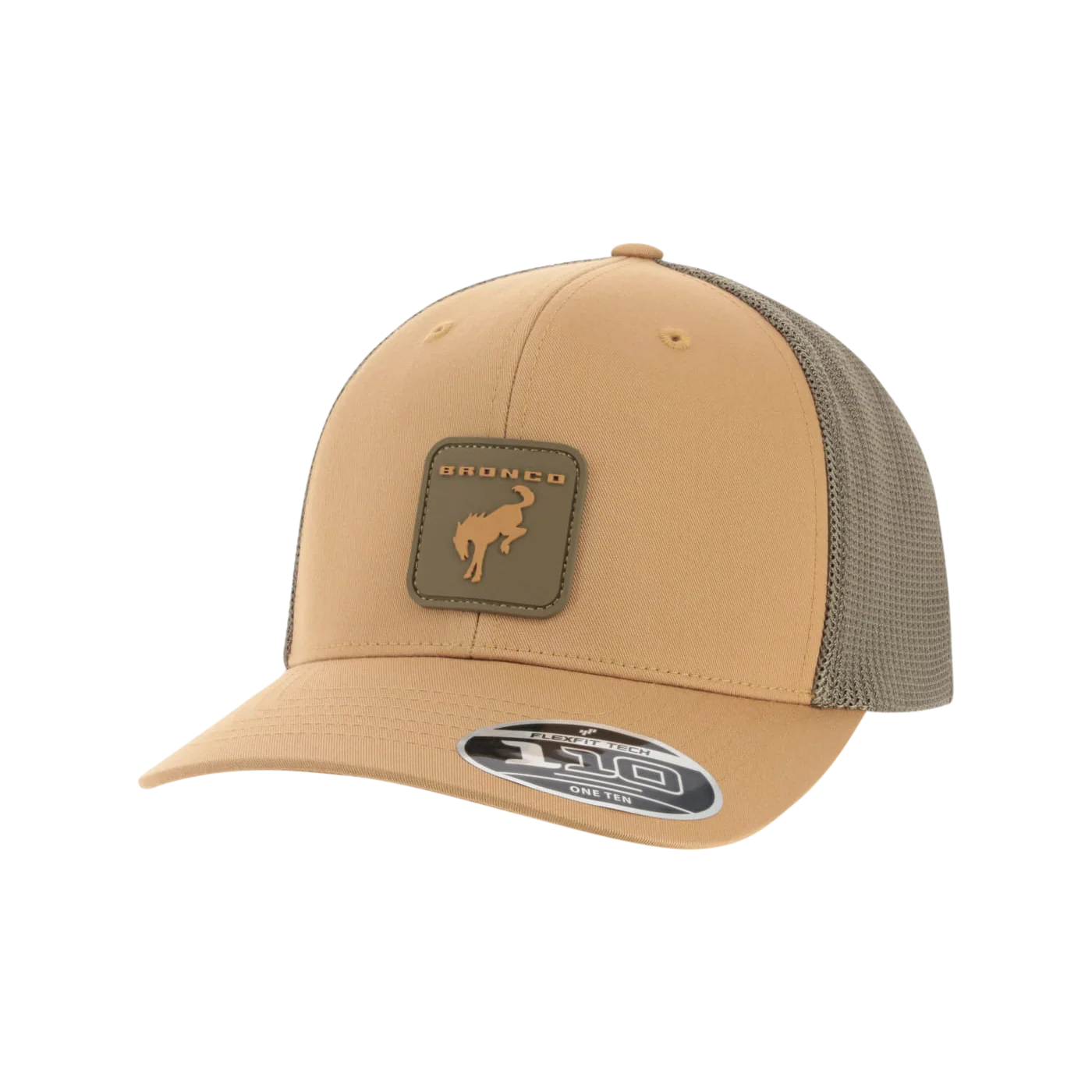 115-ford-bronco-patch-tan-green-snapback-hat-1.webp Ford Bronco Patch Tan & Green Snapback Hat