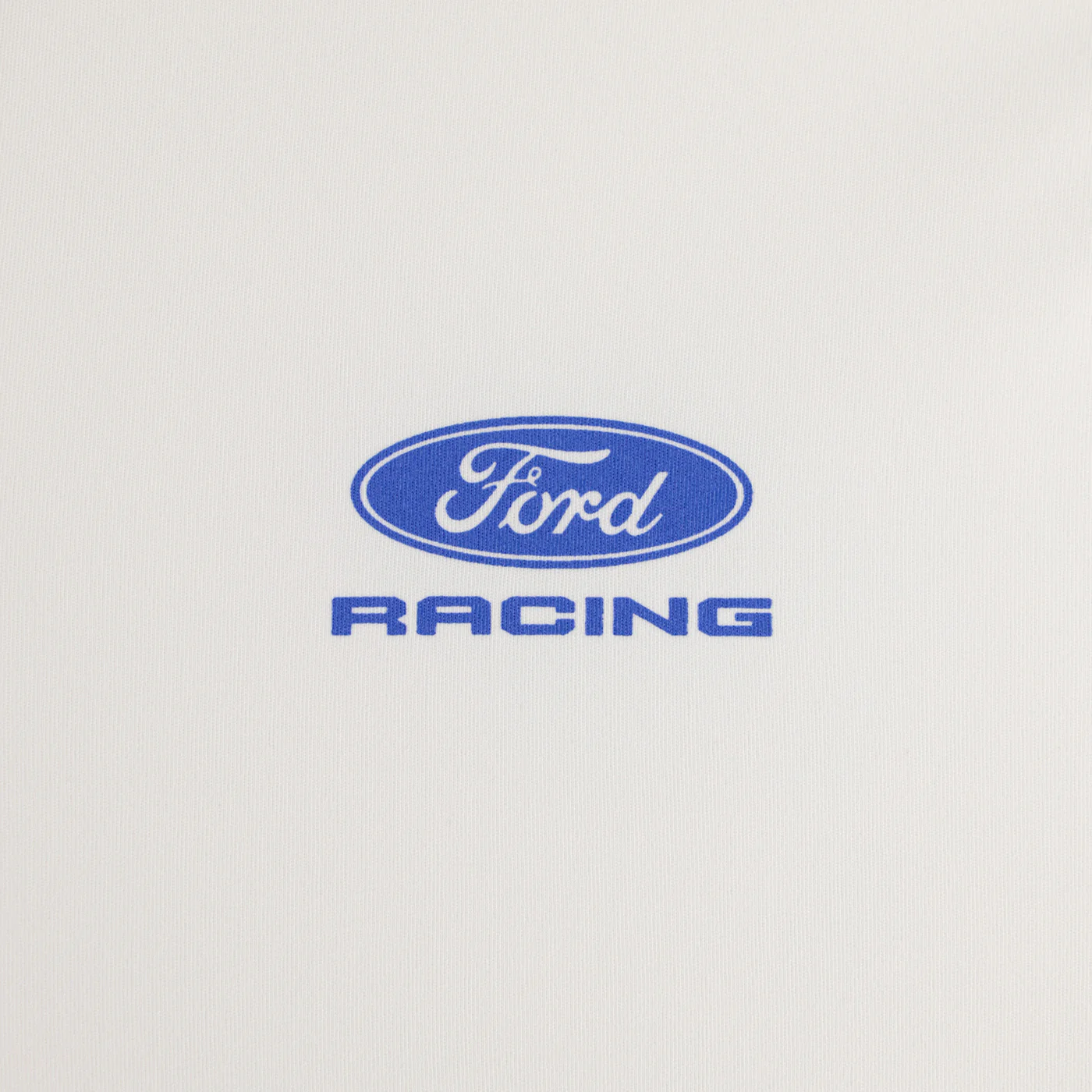 Ford Racing Logo Mens White Polo Shirt
