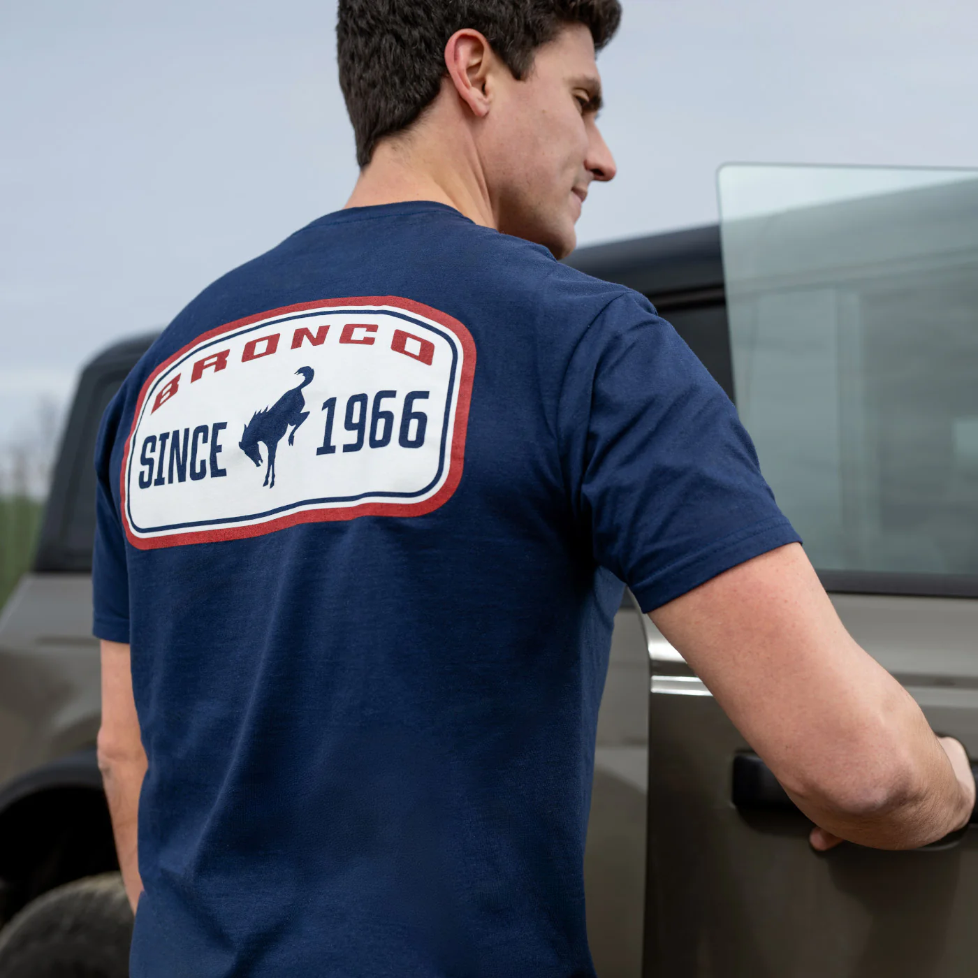 Ford Bronco Mens Since 1966 Navy Blue T-Shirt