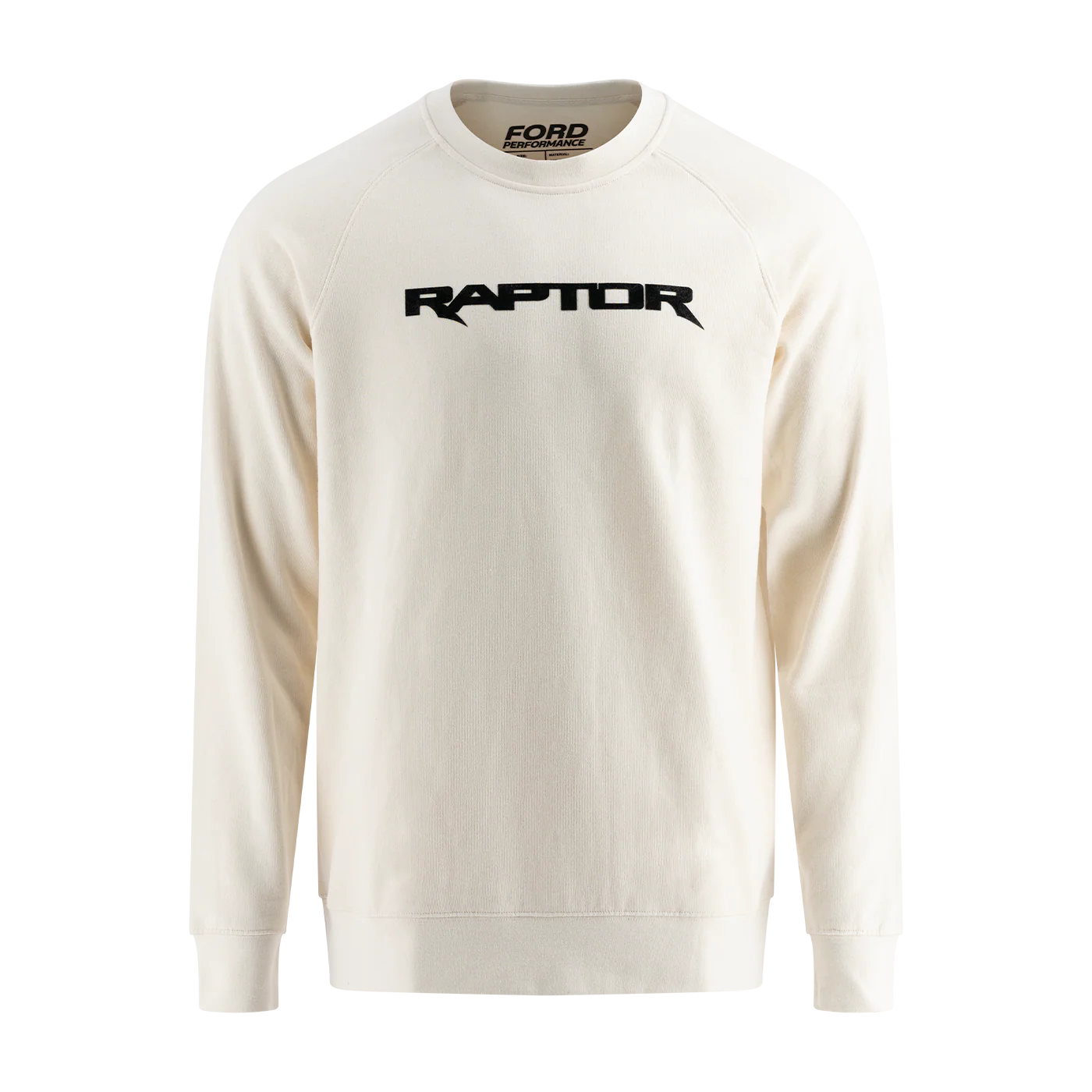 Ford Raptor Cream Fleece Crewneck Sweatshirt