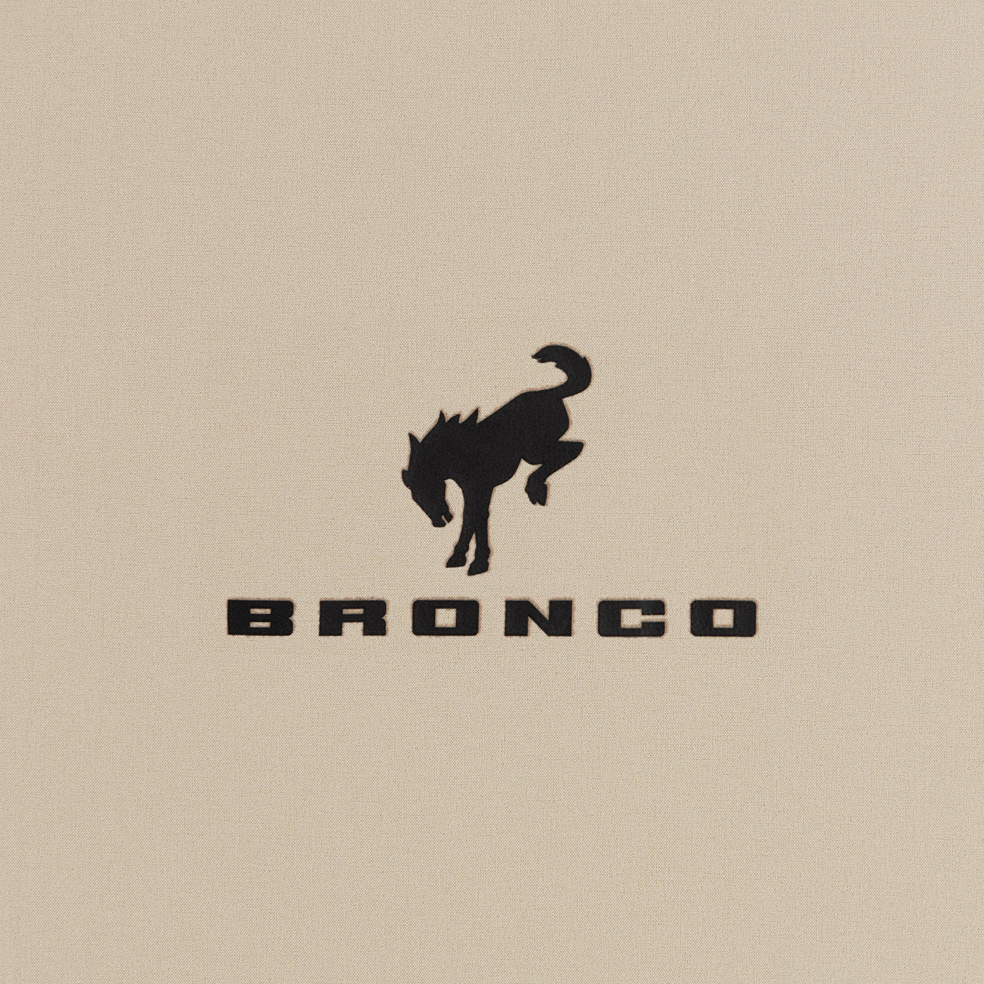 Ford Bronco Mens Tan Quarter Zip Windbreaker Jacket