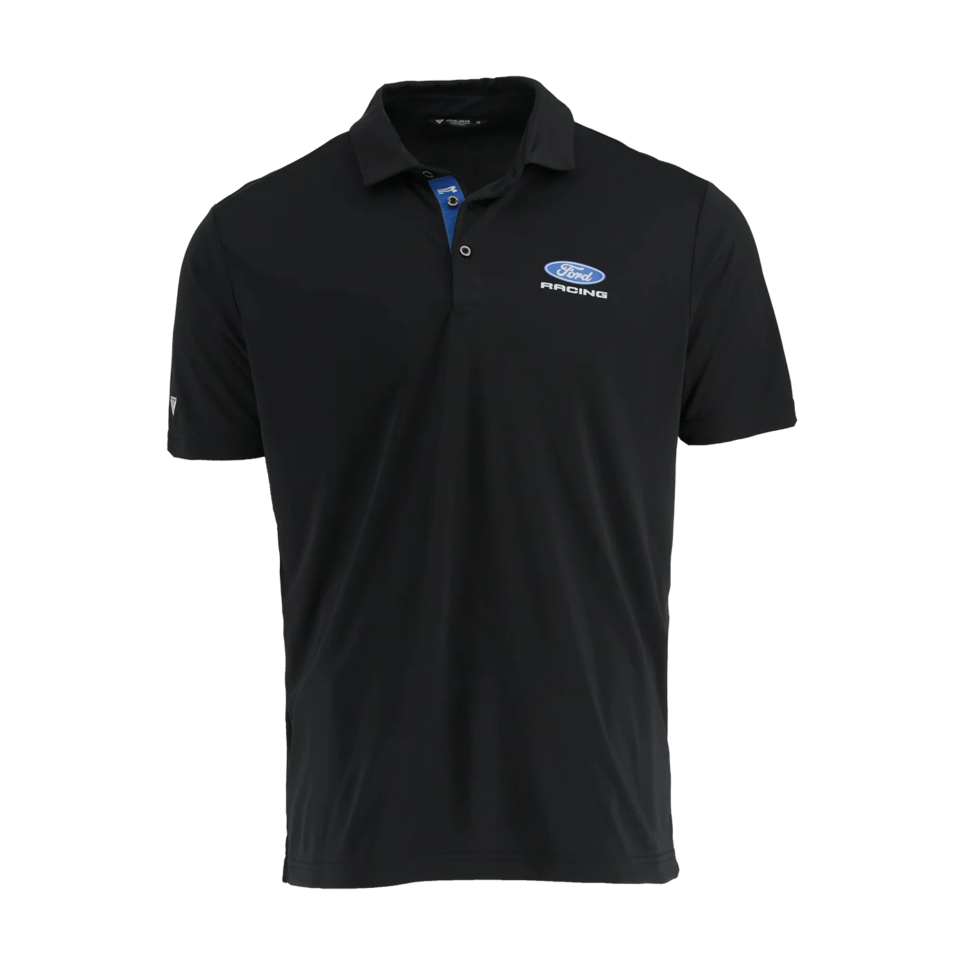 Ford Racing Logo Mens Black Polo Shirt