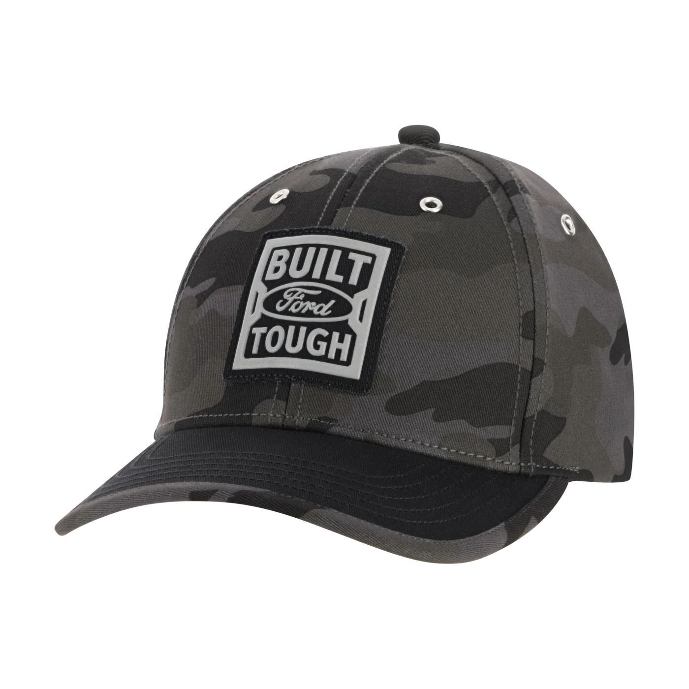 Built Ford Tough Gray Camouflage Trucker Hat