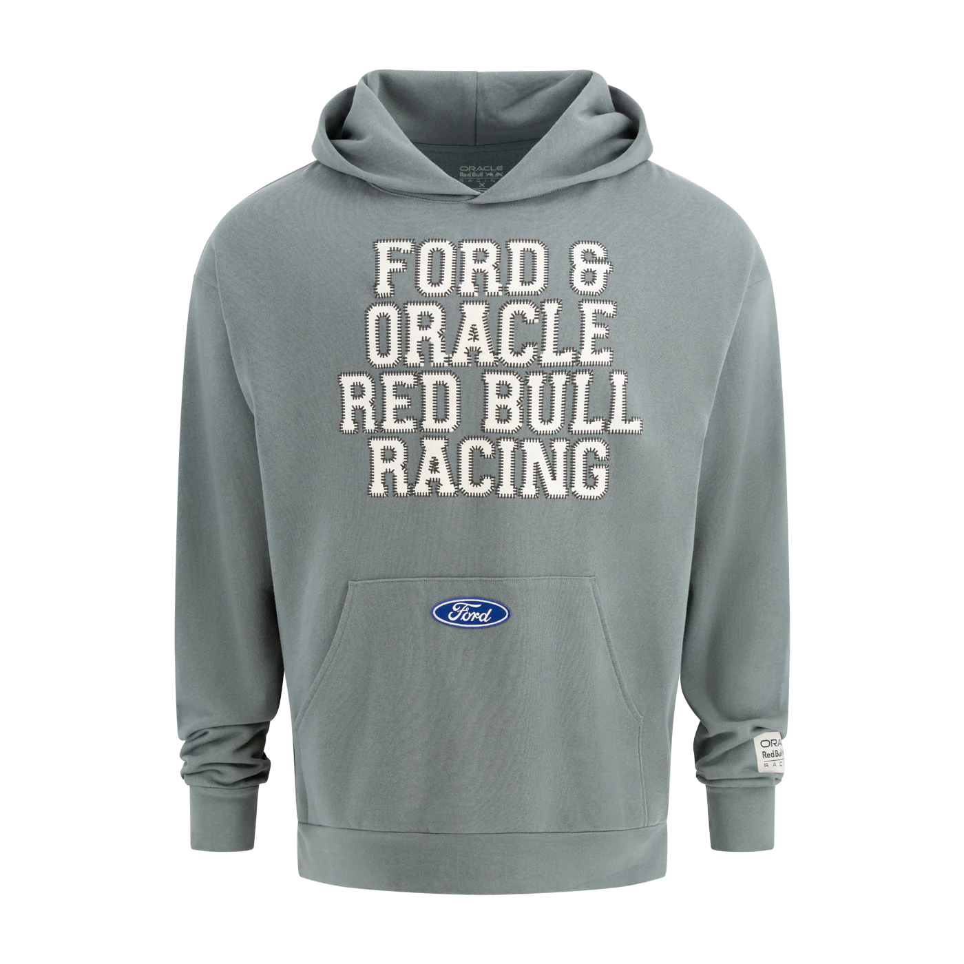Ford Racing x Oracle Red Bull Racing Grey Oversized Hoodie