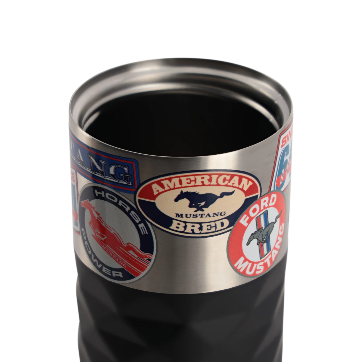 Ford Mustang Vintage Graphic Stainless Steel Tumbler