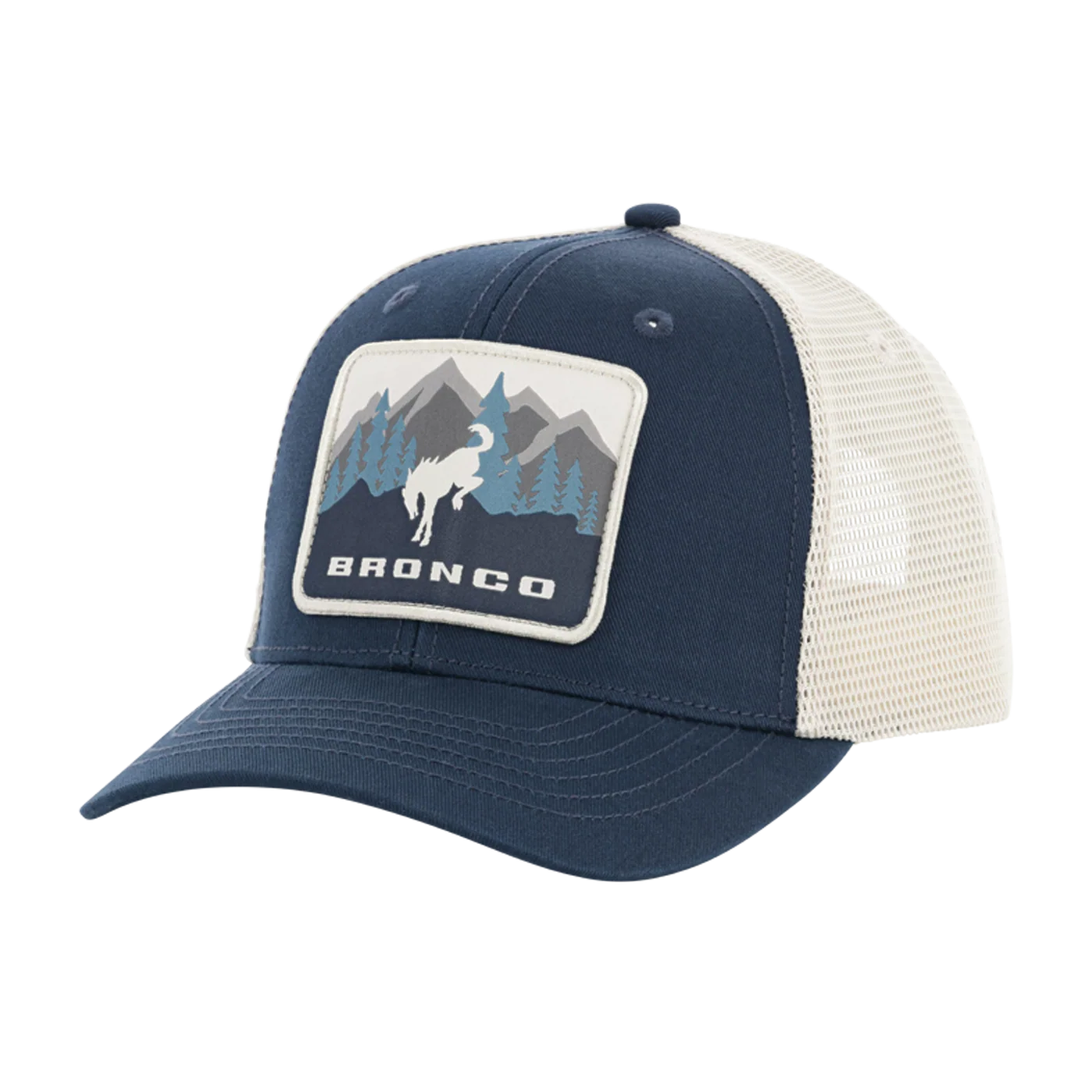 Ford Bronco Gray & Blue Wilderness Patch Hat