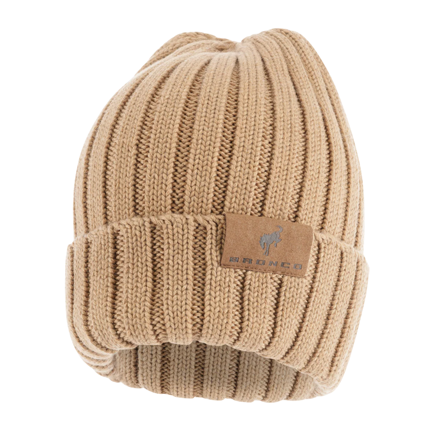 584-ford-bronco-khaki-chunky-merino-wool-knit-hat-1.webp Ford Bronco Khaki Chunky Merino Wool Knit Hat