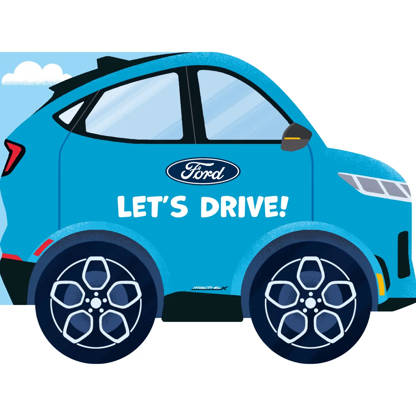 Ford Let's Drive Car Shaped Childrens Book
