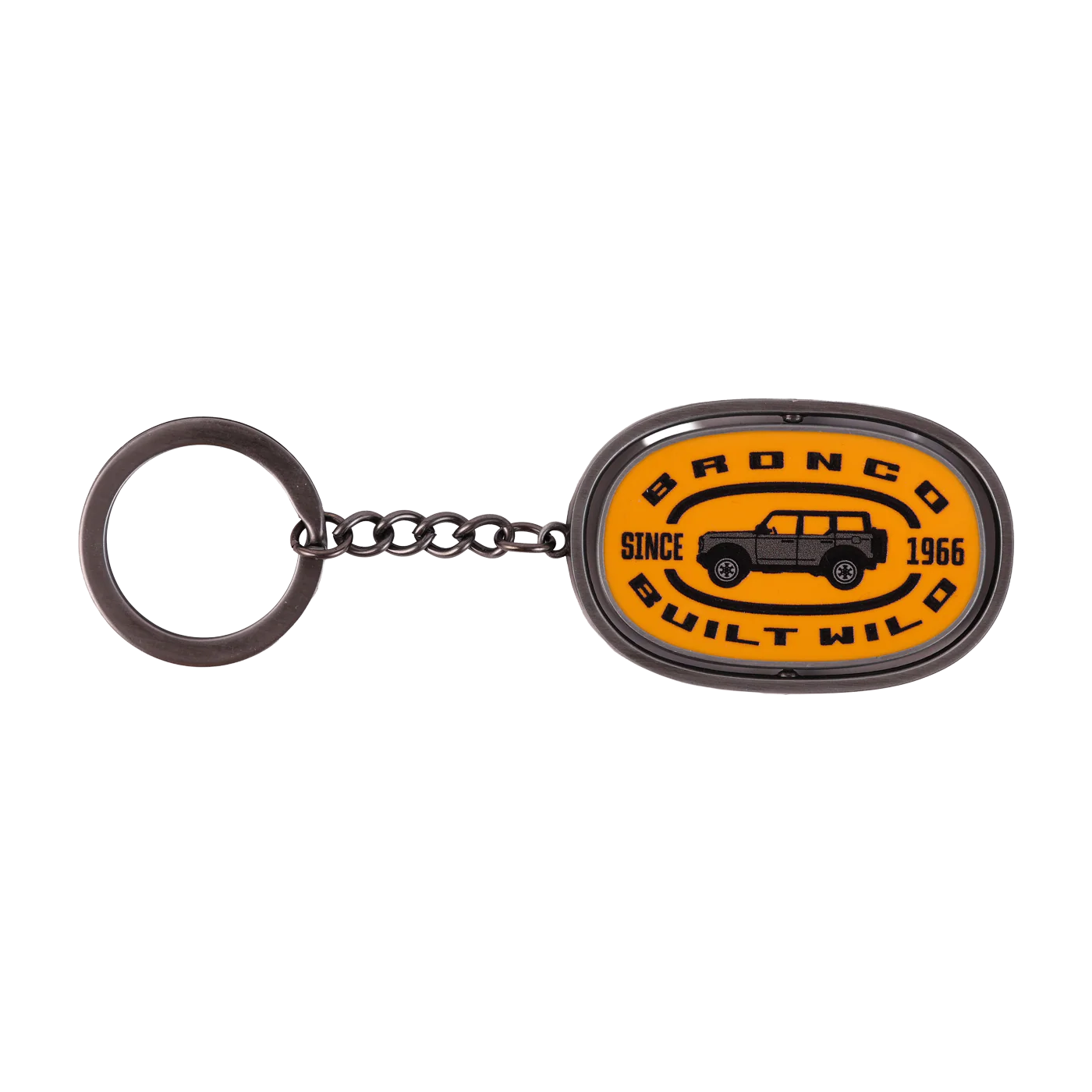Ford Bronco Built Wild Since 1966 Spinner Keychain