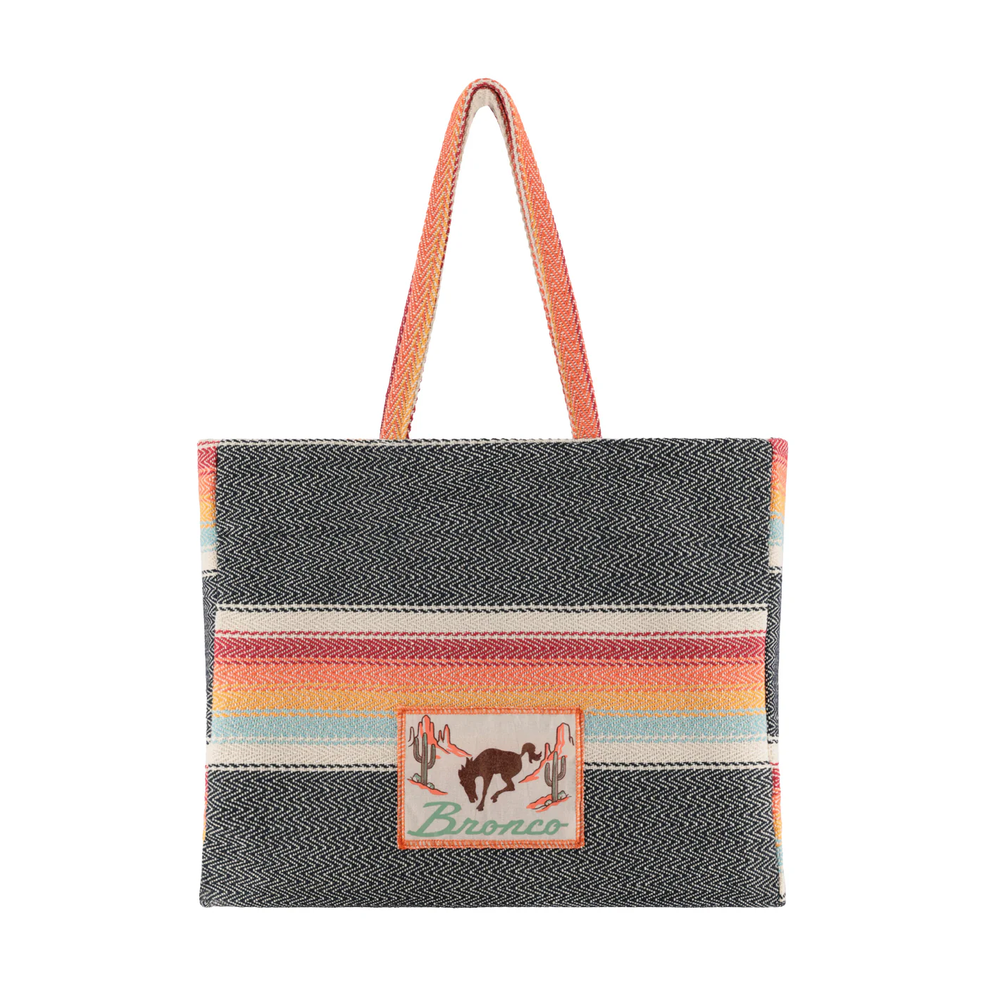 Ford Bronco Baja Multicolor Woven Tote Bag