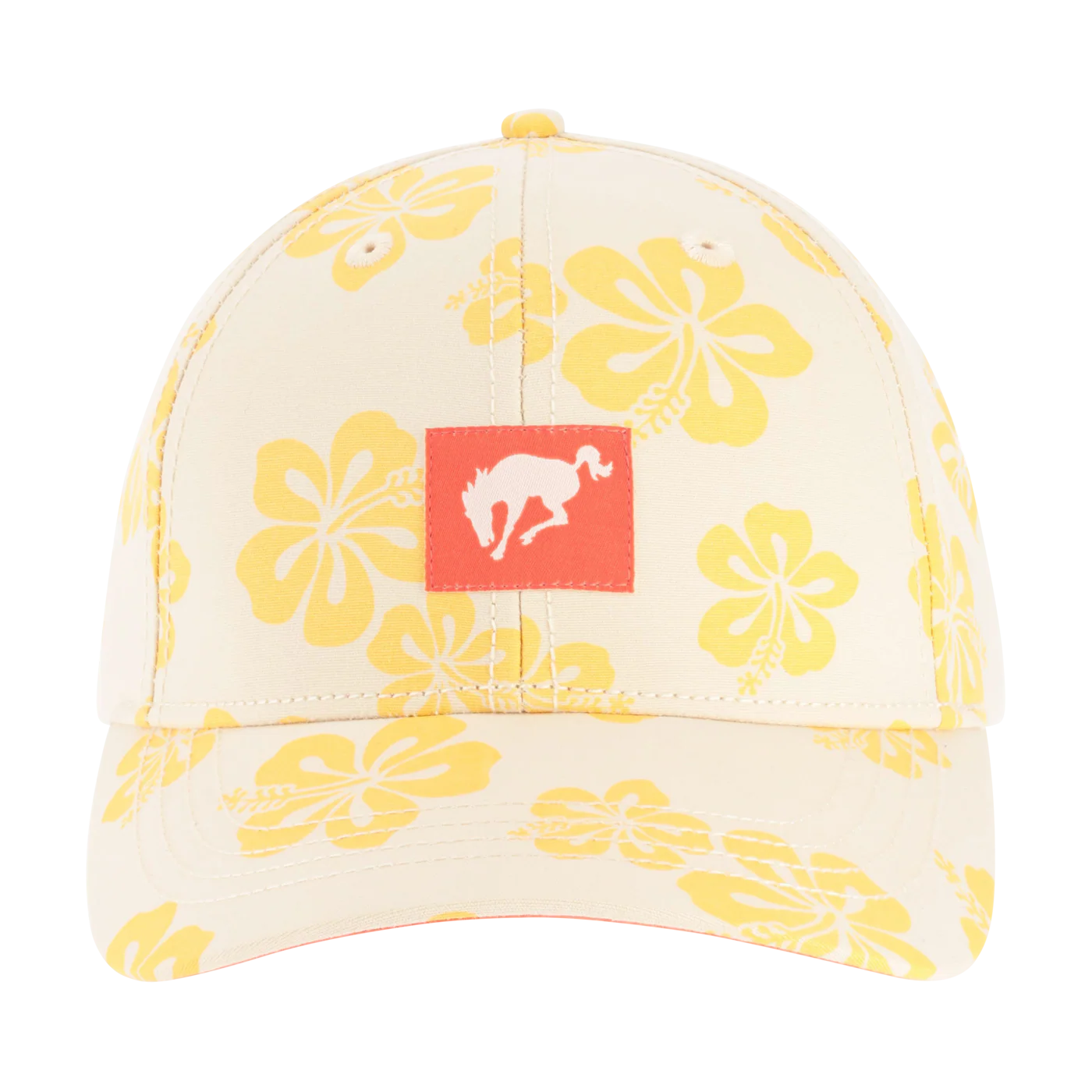 80-ford-bronco-light-yellow-floral-snapback-hat-1.webp Ford Bronco Light Yellow Floral Snapback Hat