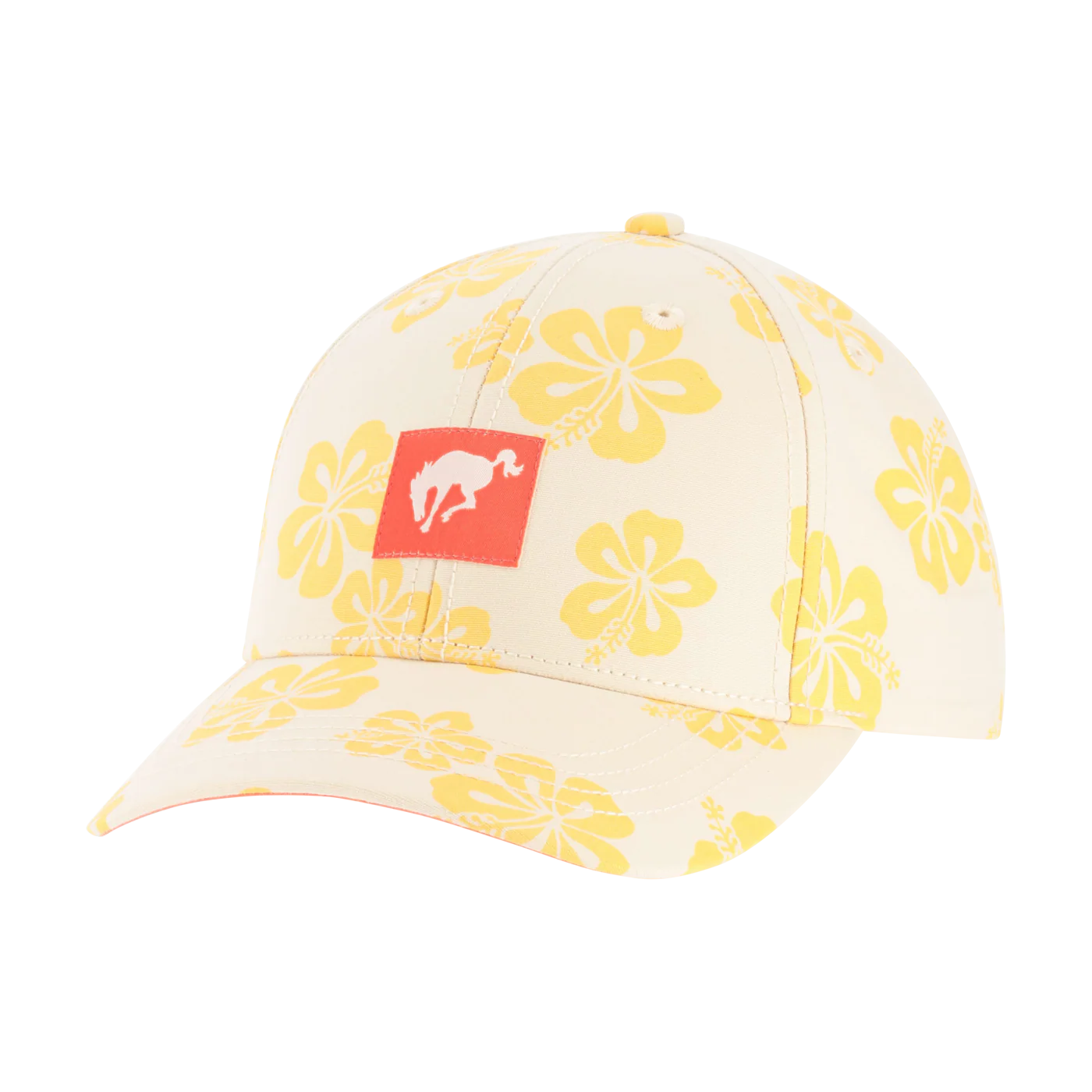 80-ford-bronco-light-yellow-floral-snapback-hat-5.webp Ford Bronco Light Yellow Floral Snapback Hat