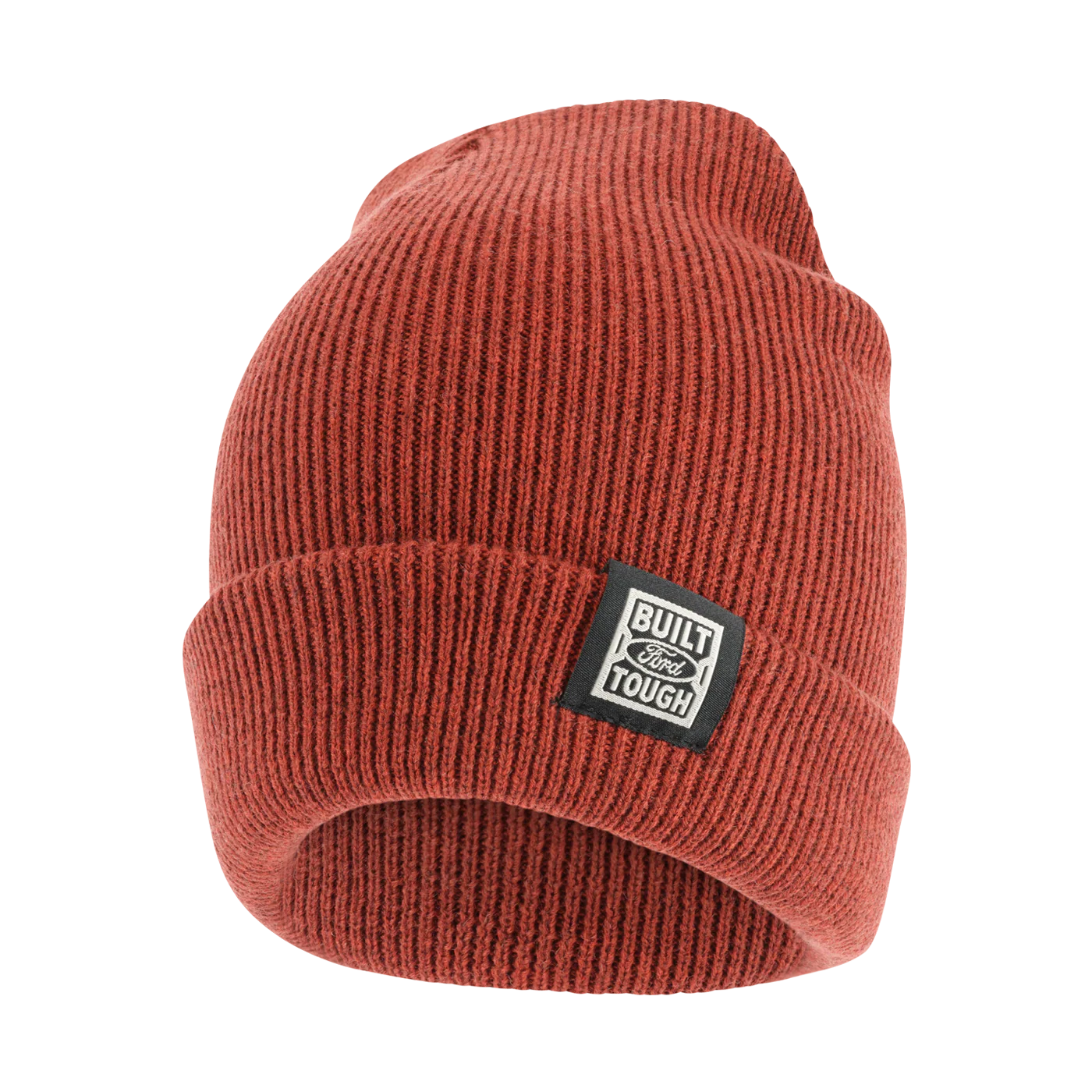 Built Ford Tough Red Knit Beanie Hat