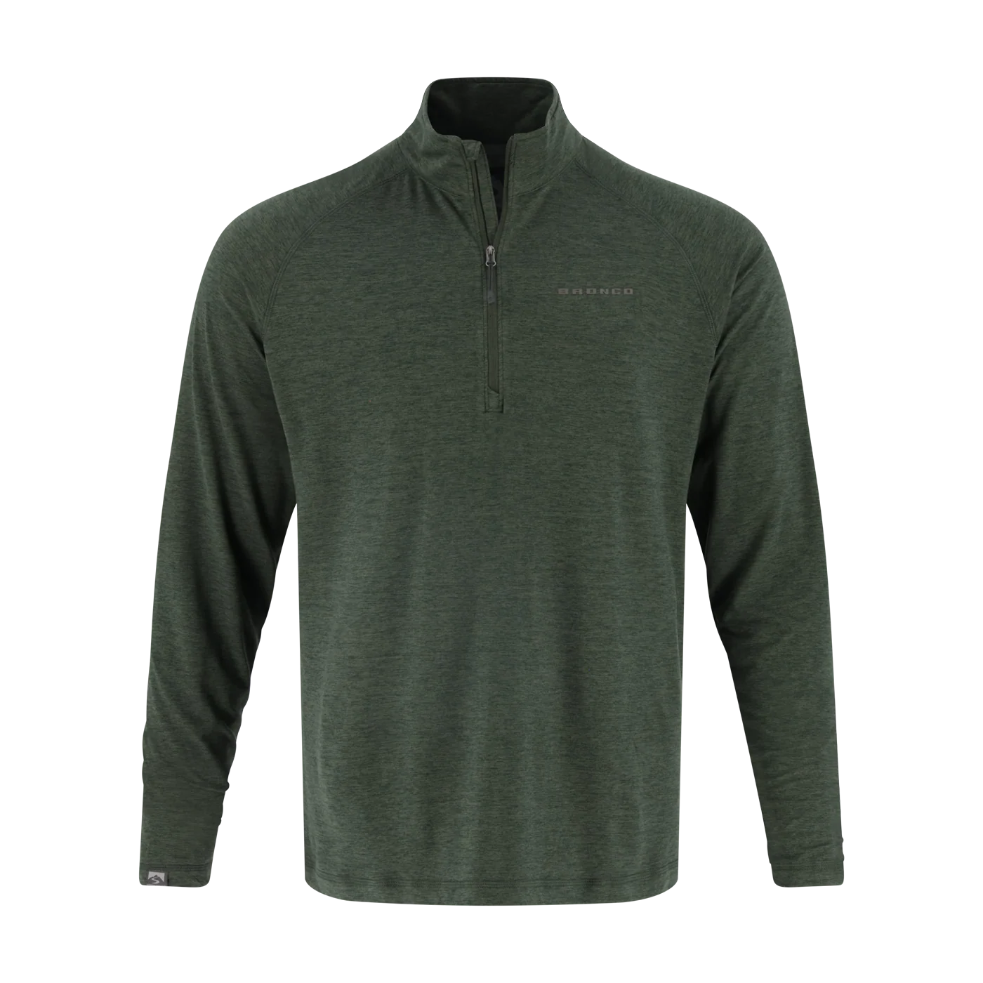 95-ford-bronco-mens-green-pullover-quarter-zip-1.webp Ford Bronco Mens Green Pullover Quarter Zip